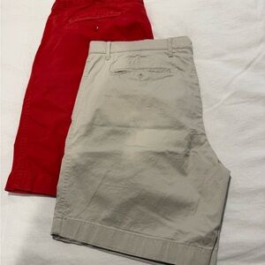 Daniel Cremieux Red and Tan Men's Shorts